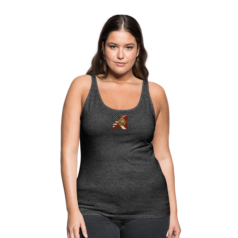 FLAmericans Women’s Premium Tank - charcoal grey