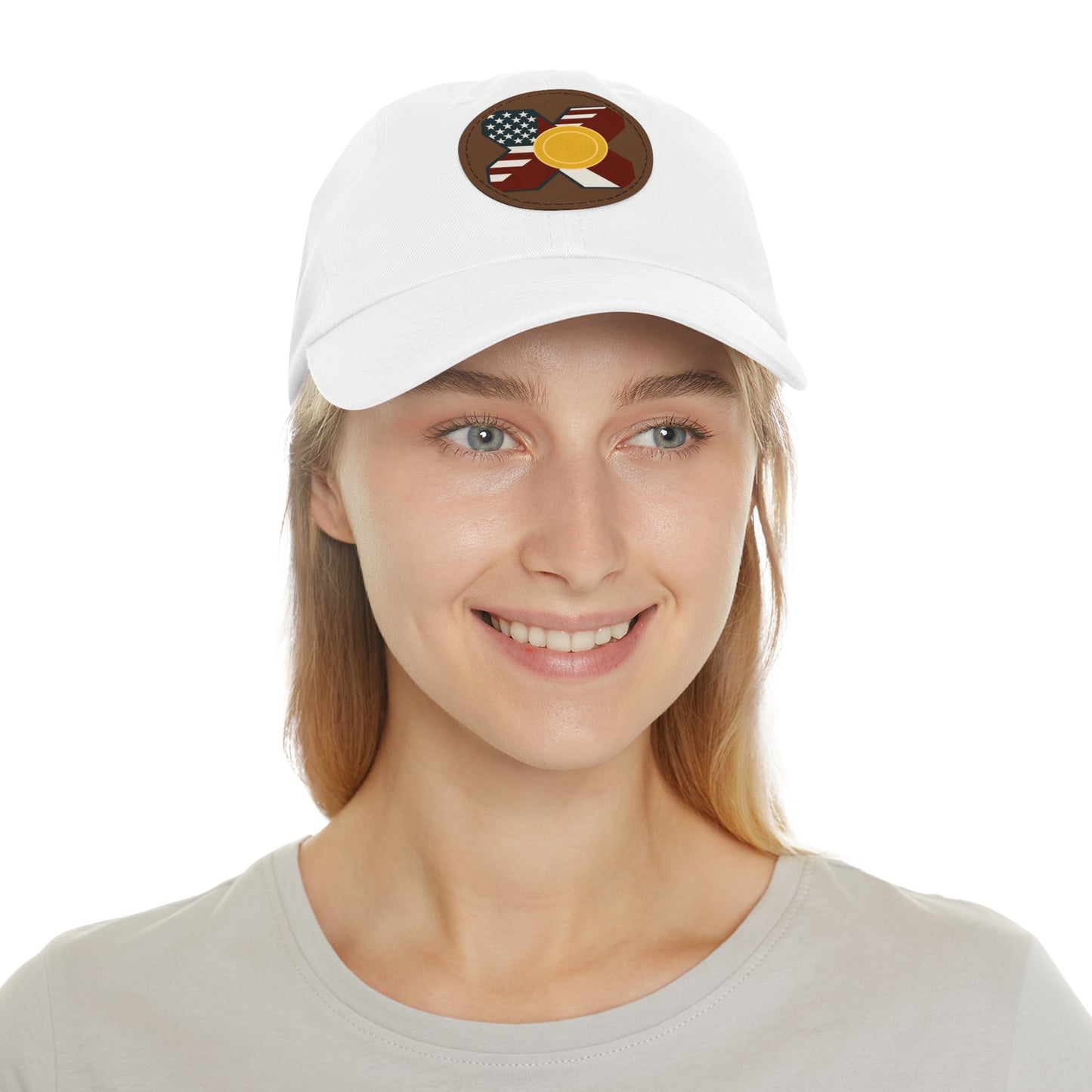 Leather Patch Strap Cap