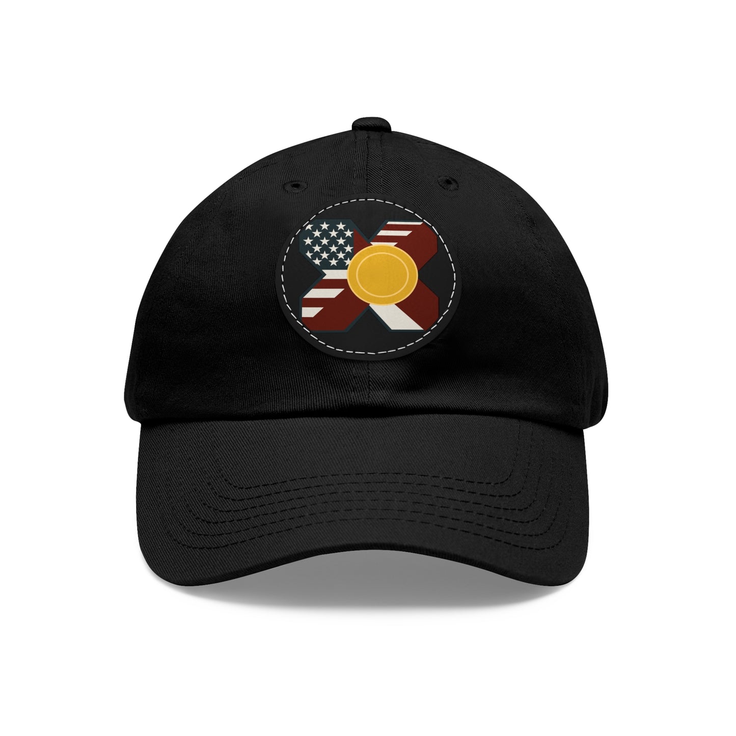 Leather Patch Strap Cap
