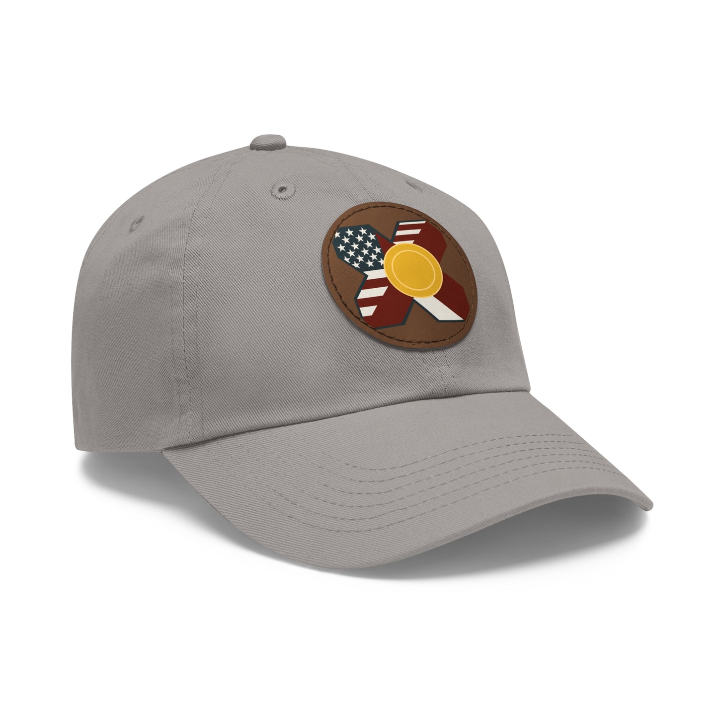 Leather Patch Strap Cap