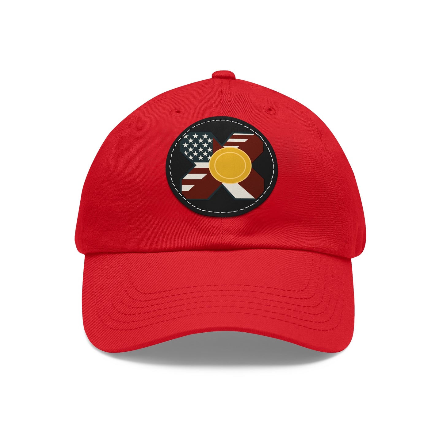 Leather Patch Strap Cap