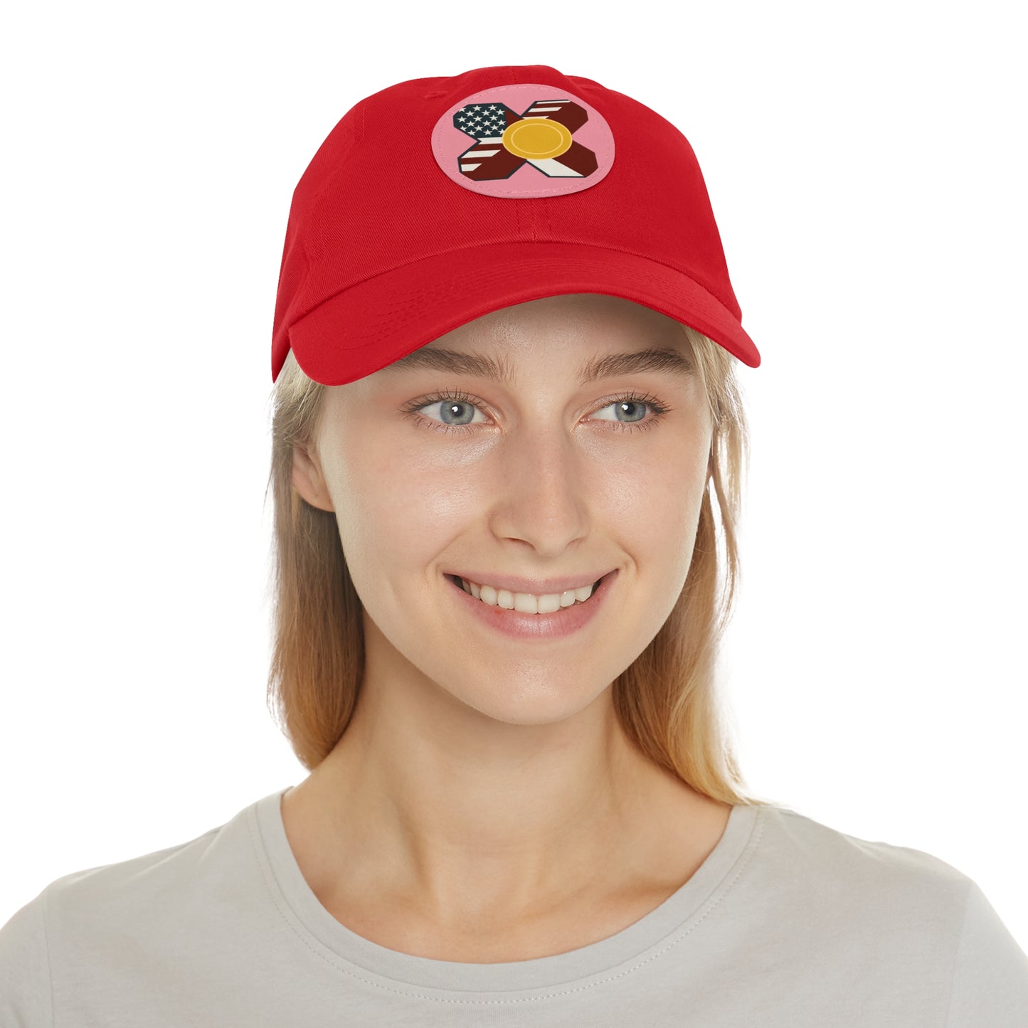 Leather Patch Strap Cap
