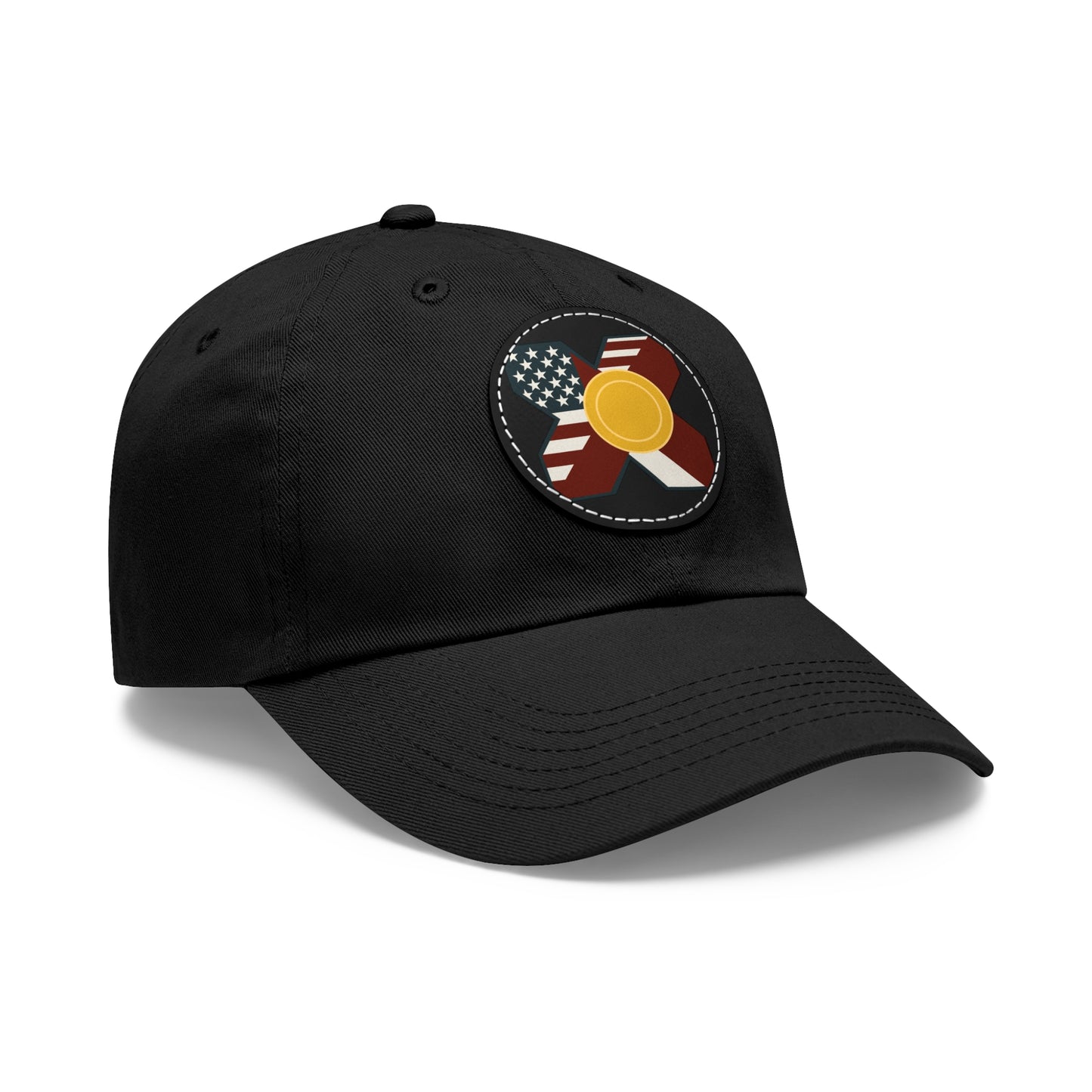 Leather Patch Strap Cap